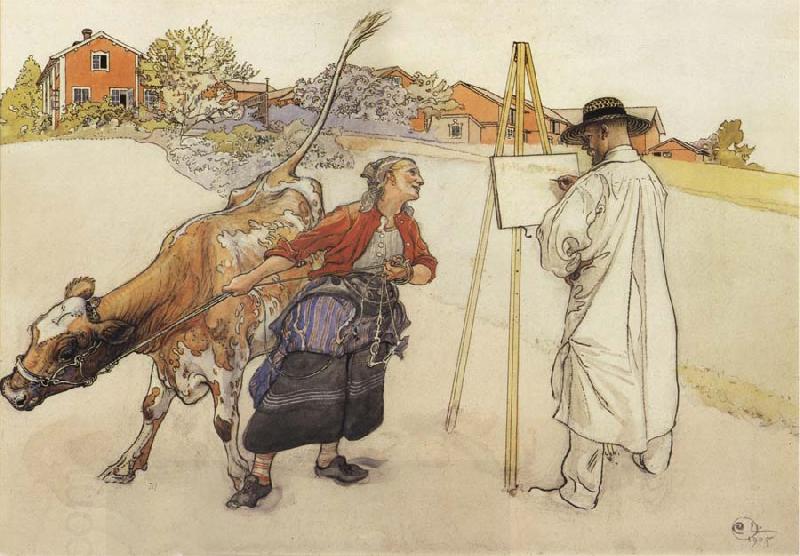Carl Larsson On the Farm oil painting picture